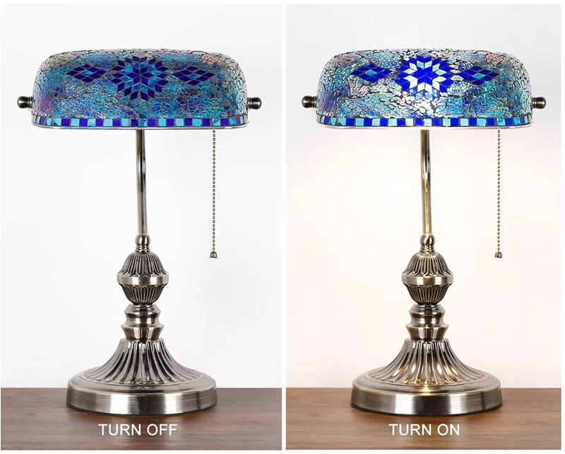 blue bankers lamp blue bankers lamp