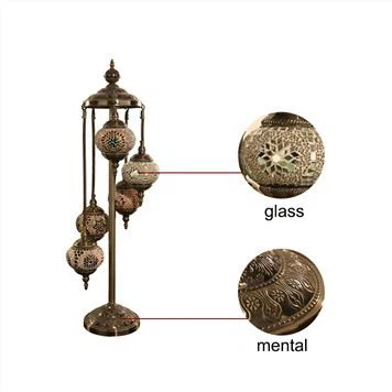 Color Glass Tiffany lámpara al por mayor lámpara de piso